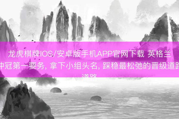 龙虎棋牌IOS/安卓版手机APP官网下载 英格兰冲冠第一要务， 拿下小组头名， 踩稳最松弛的晋级道路